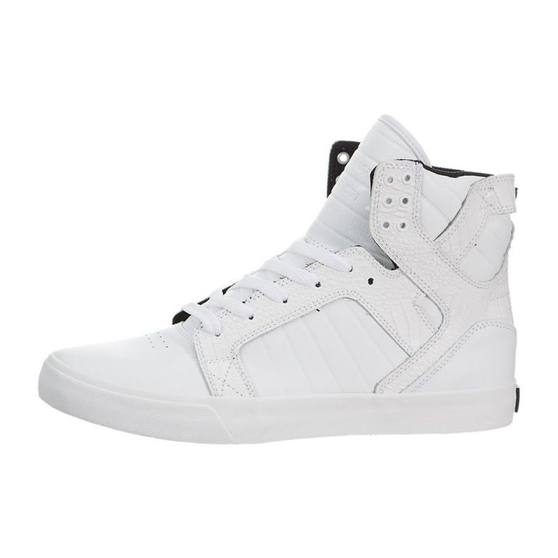 Supra SkyTop Men\'s High Tops White | HNB-079184