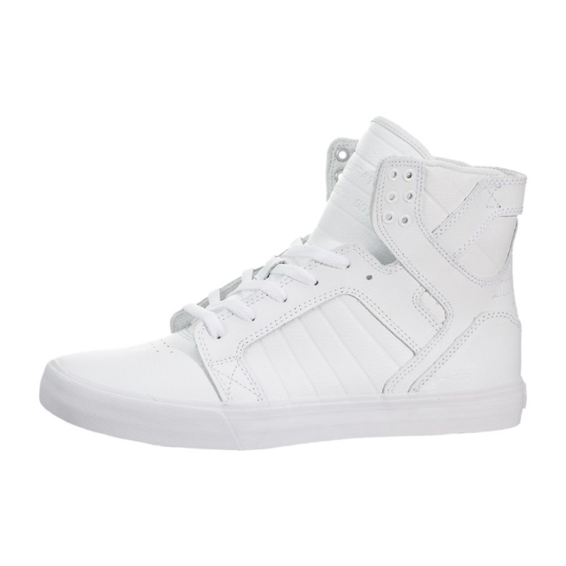 Supra SkyTop Men\'s High Tops White | OLA-485126