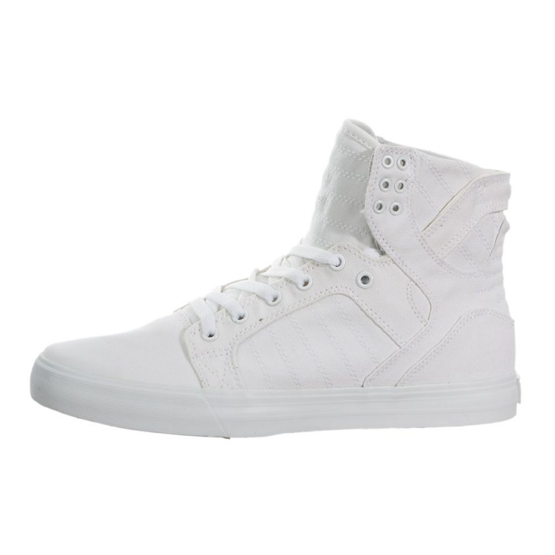 Supra SkyTop Men\'s High Tops White | POD-342581