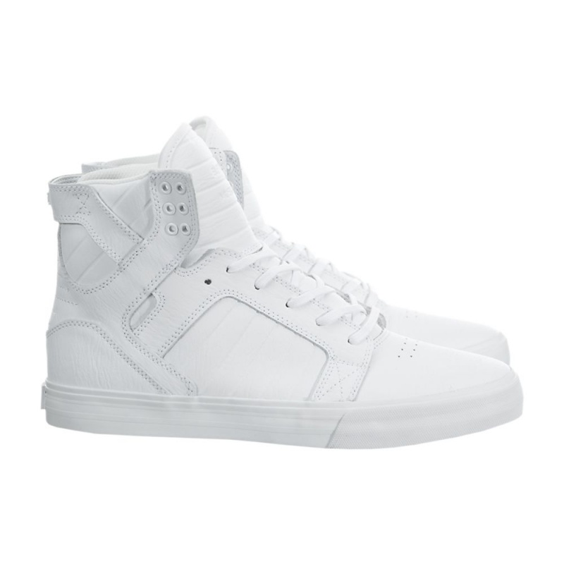 Supra SkyTop Men's High Tops White | PVW-624905