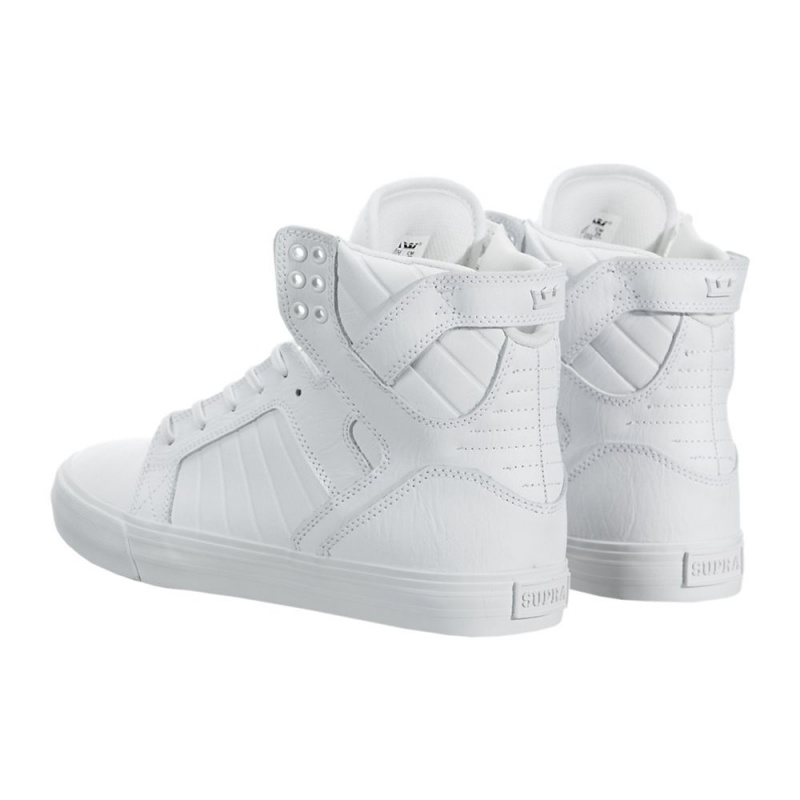 Supra SkyTop Men's High Tops White | PVW-624905