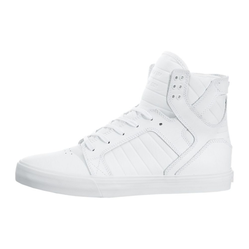 Supra SkyTop Men\'s High Tops White | PVW-624905