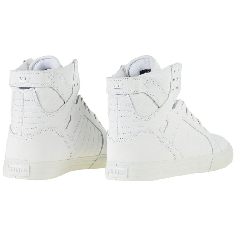 Supra SkyTop Men's High Tops White | SOH-041863