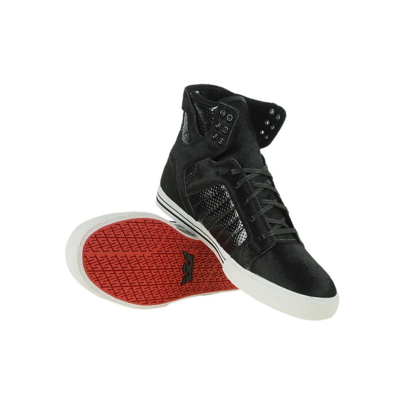 Supra SkyTop NS Men's High Tops Black | WTK-839576