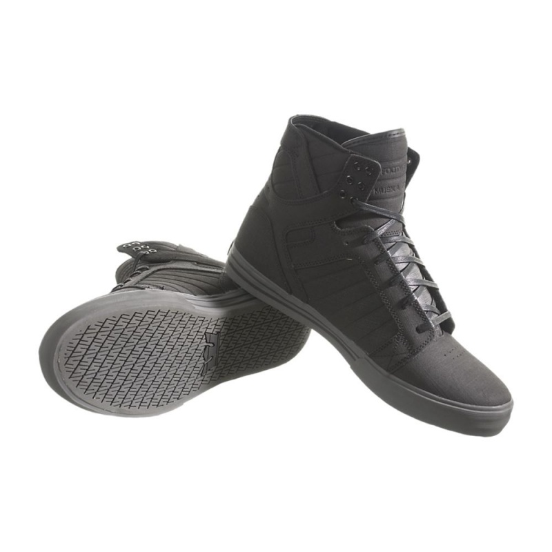 Supra SkyTop Women's High Tops Black | BRN-527809