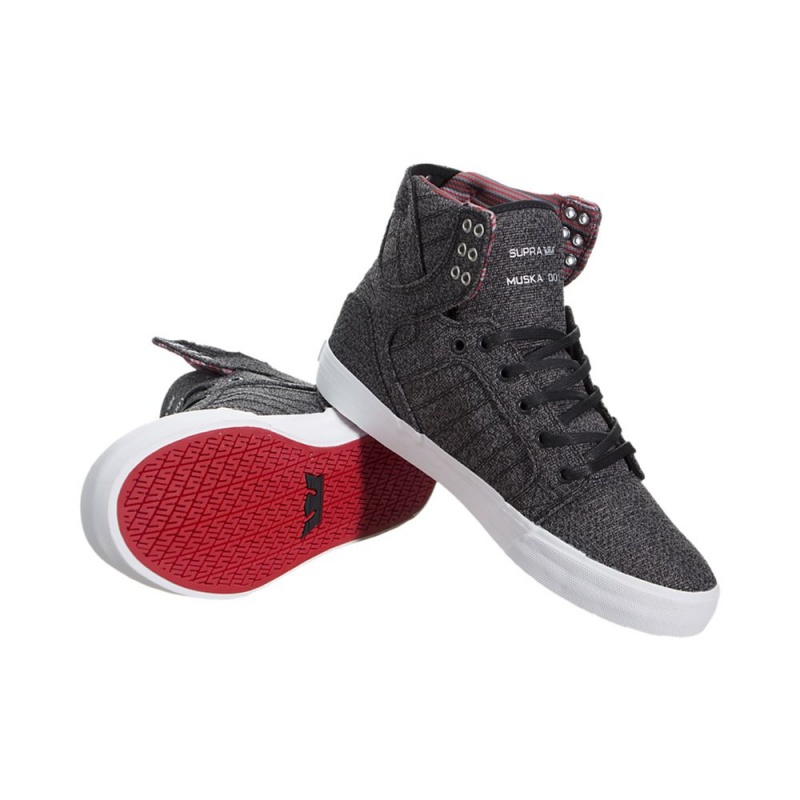 Supra SkyTop Women's High Tops Grey | VNC-972358