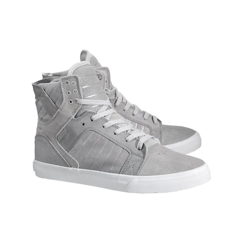 Supra SkyTop Women's High Tops Grey | WOB-961827