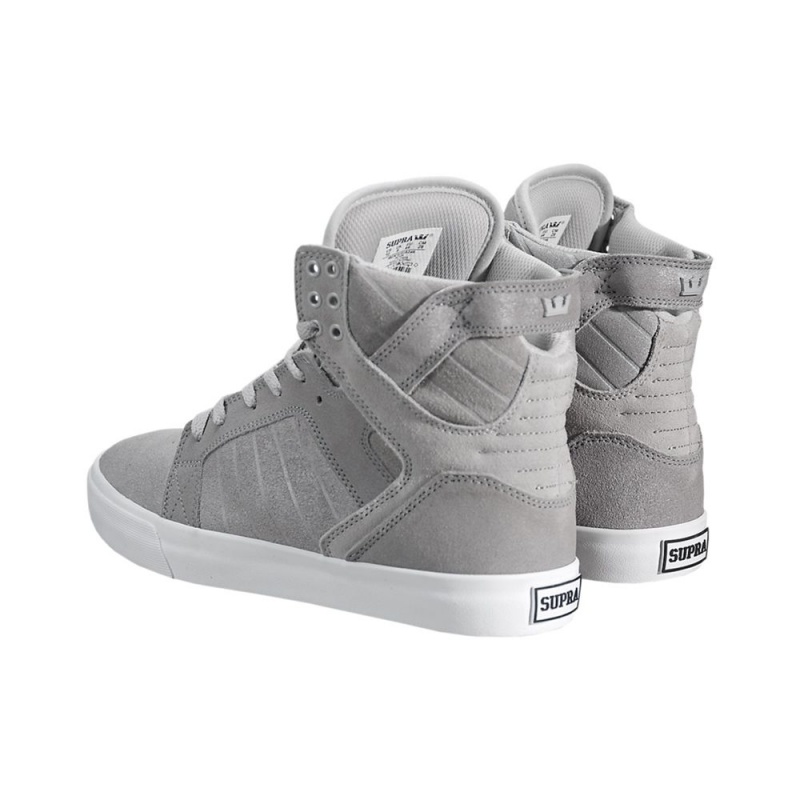 Supra SkyTop Women's High Tops Grey | WOB-961827