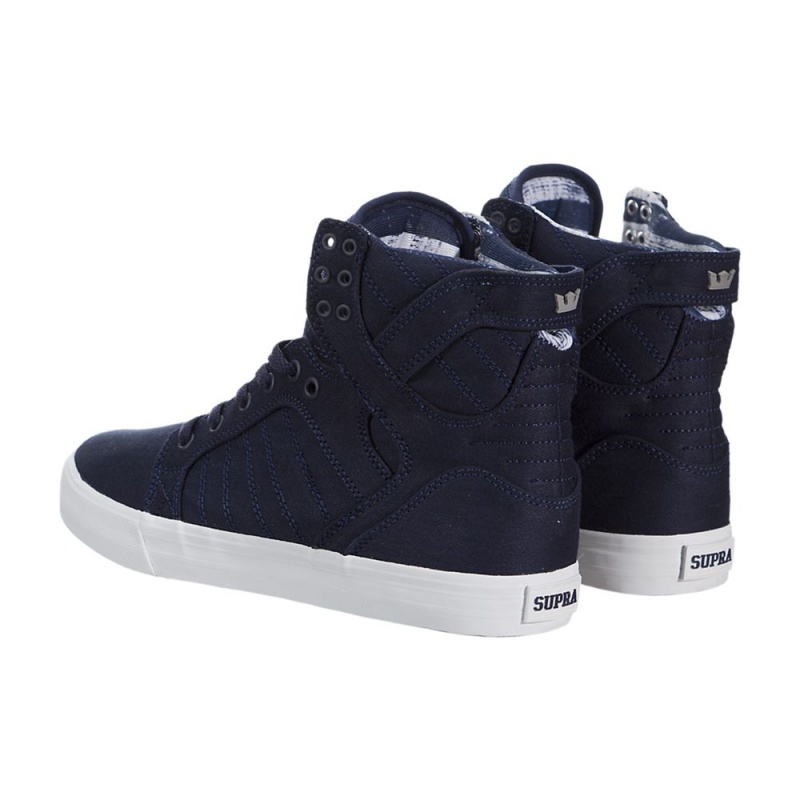 Supra SkyTop Women's High Tops Navy | EWM-164398