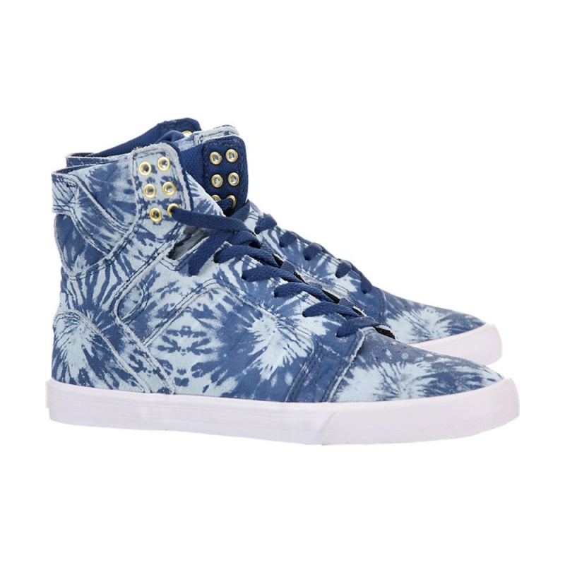 Supra SkyTop Women's High Tops Navy | FCP-954068