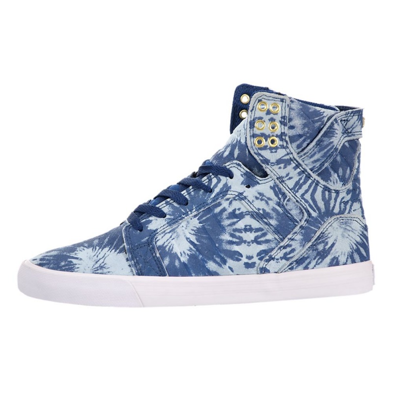 Supra SkyTop Women\'s High Tops Navy | FCP-954068