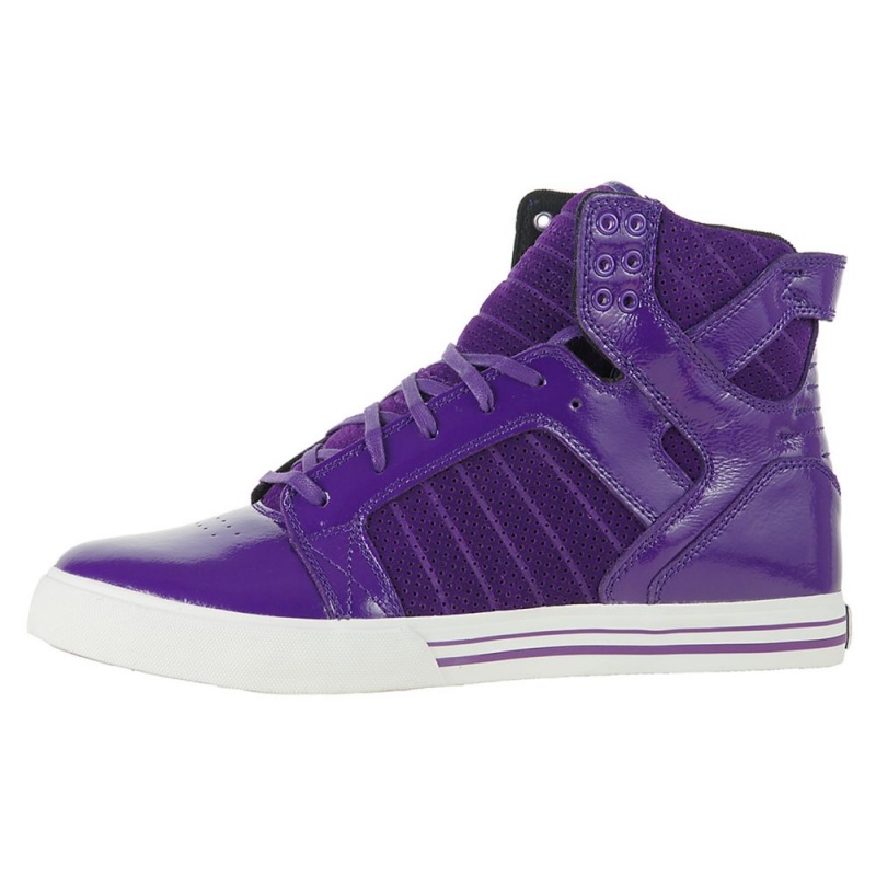 Supra SkyTop Women\'s High Tops Purple | XRO-073469