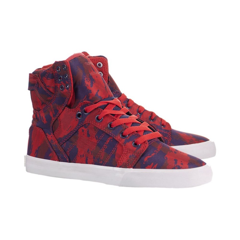 Supra SkyTop Women's High Tops Red | KPS-478532