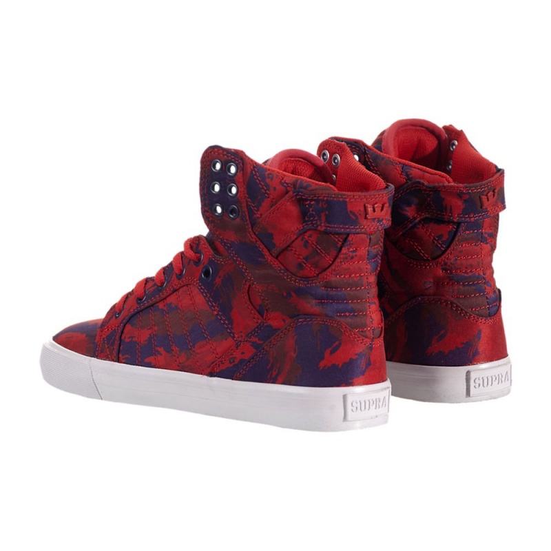 Supra SkyTop Women's High Tops Red | KPS-478532