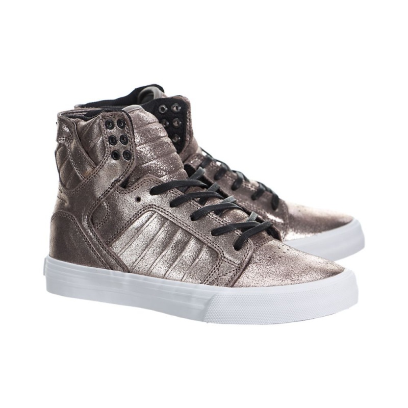 Supra SkyTop Women's High Tops Rose Gold | JMX-796150