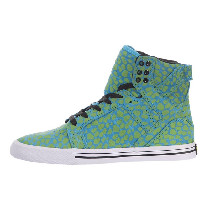 Supra SkyTop Women\'s High Tops Turquoise | EGC-682439