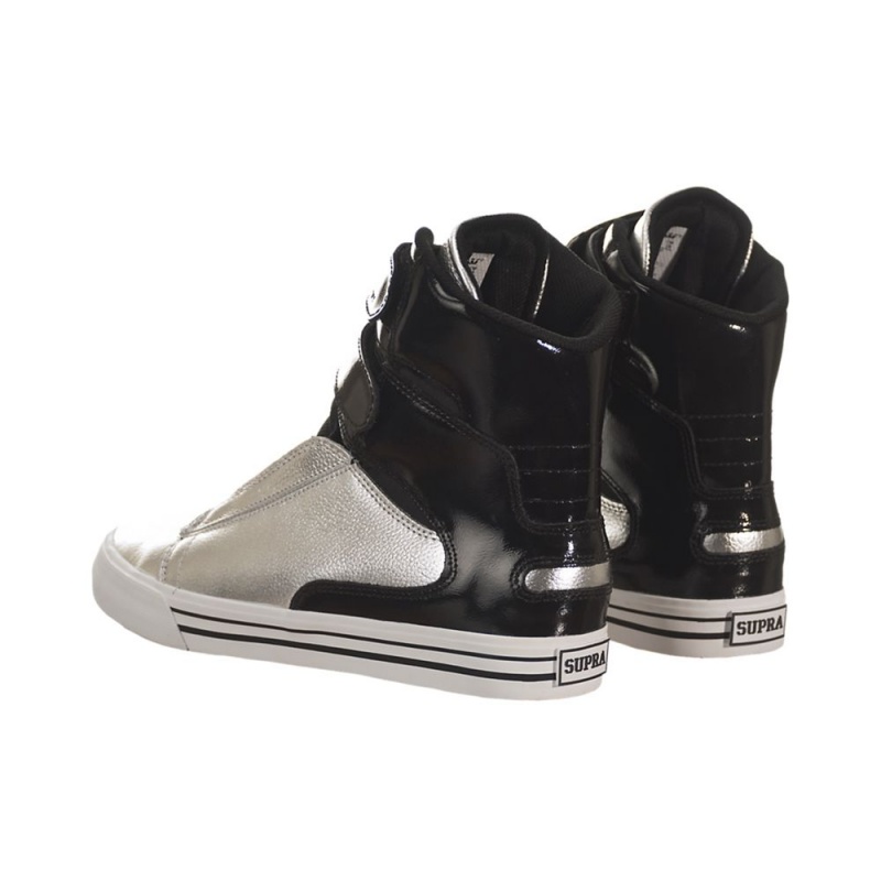 Supra Society II Men's High Tops Black Silver | ODB-082473