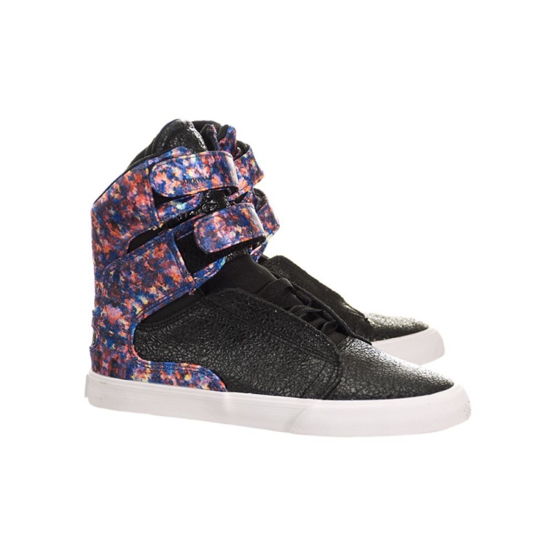 Supra Society II Women's High Tops Black Multicolor | KSL-274830