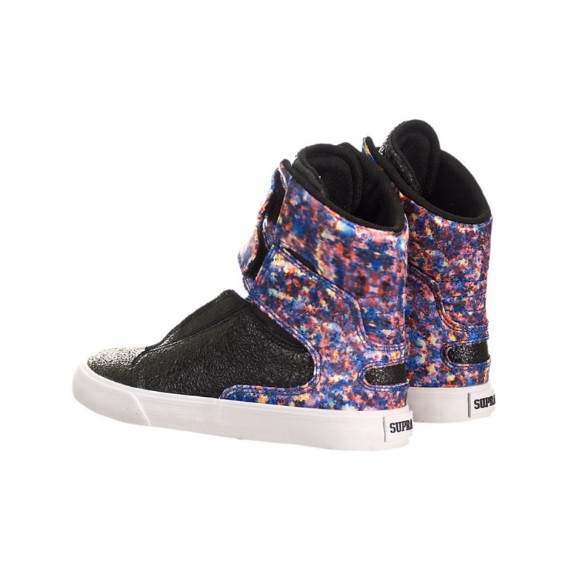 Supra Society II Women's High Tops Black Multicolor | KSL-274830