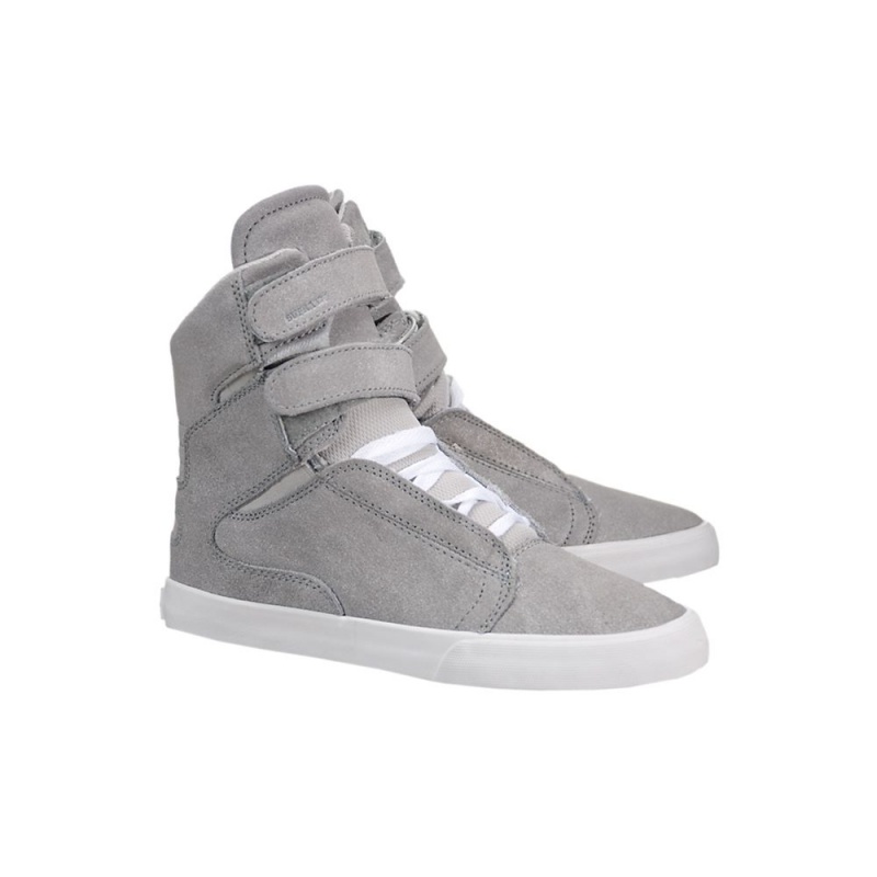 Supra Society II Women's High Tops Grey | WSQ-927854