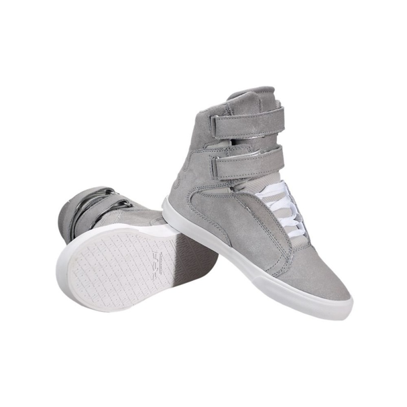 Supra Society II Women's High Tops Grey | WSQ-927854