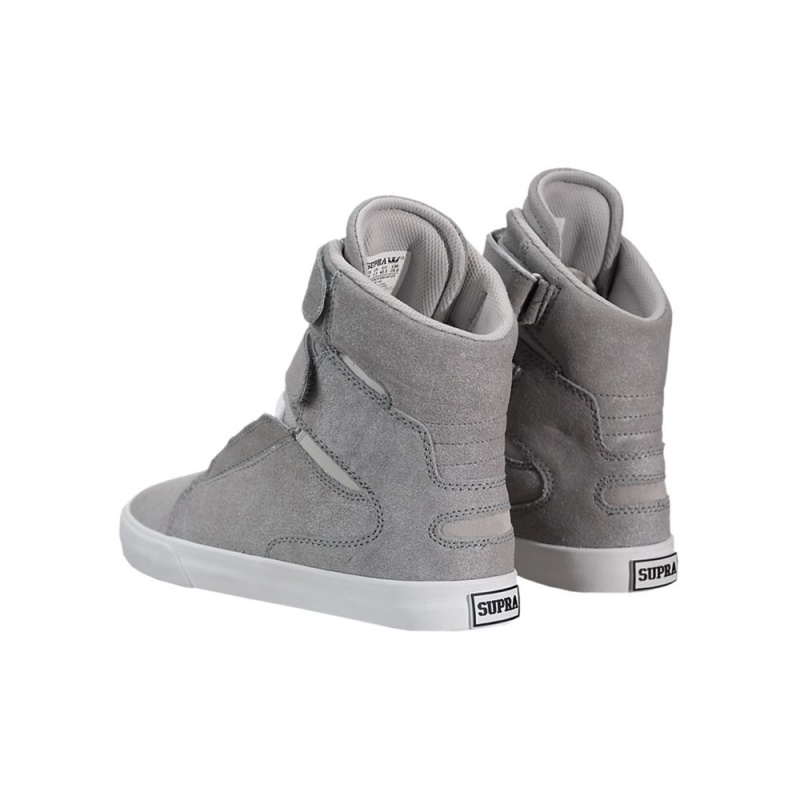 Supra Society II Women's High Tops Grey | WSQ-927854