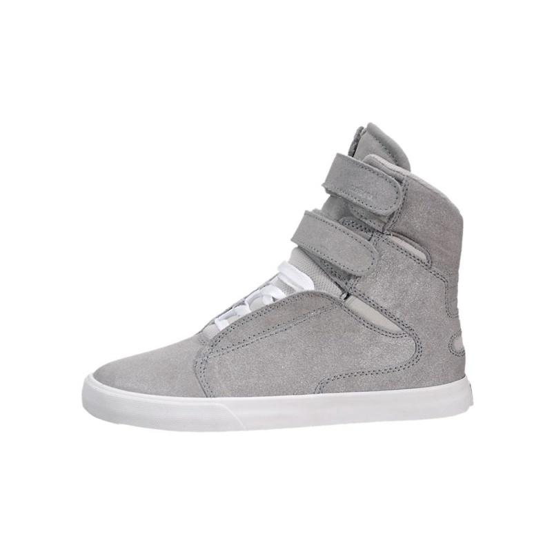 Supra Society II Women\'s High Tops Grey | WSQ-927854