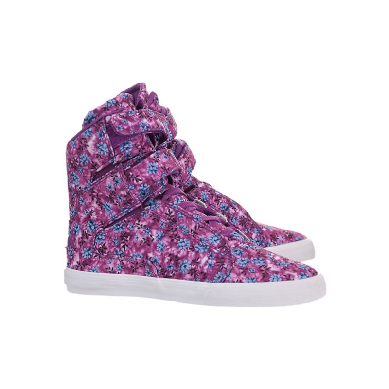 Supra Society II Women's High Tops Purple | BZR-893160