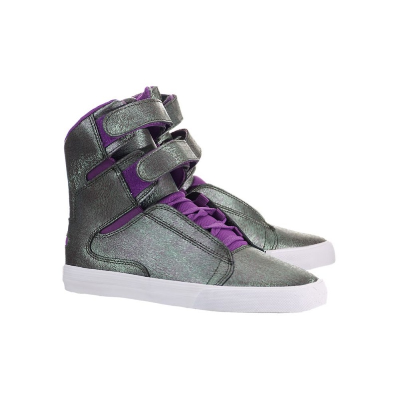 Supra Society II Women's High Tops Purple | DNV-781960