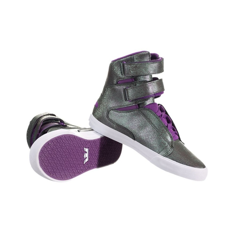 Supra Society II Women's High Tops Purple | DNV-781960