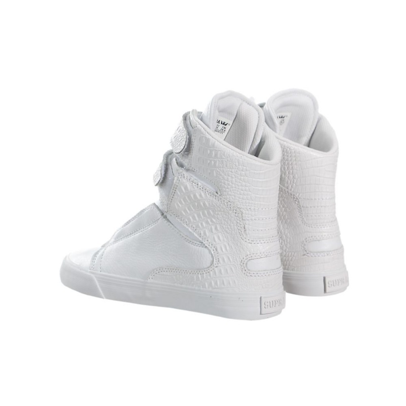 Supra Society II Women's High Tops White Grey | LKV-987632