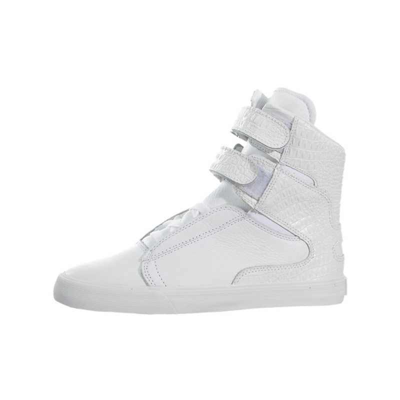 Supra Society II Women\'s High Tops White Grey | LKV-987632