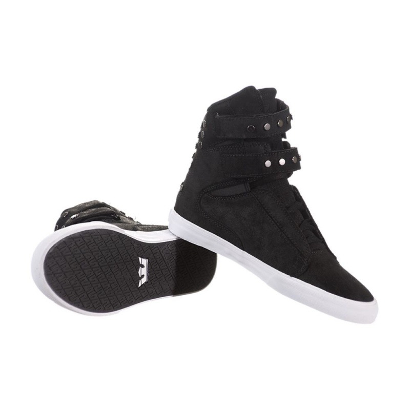 Supra Society Women's High Tops Black | KEA-654201