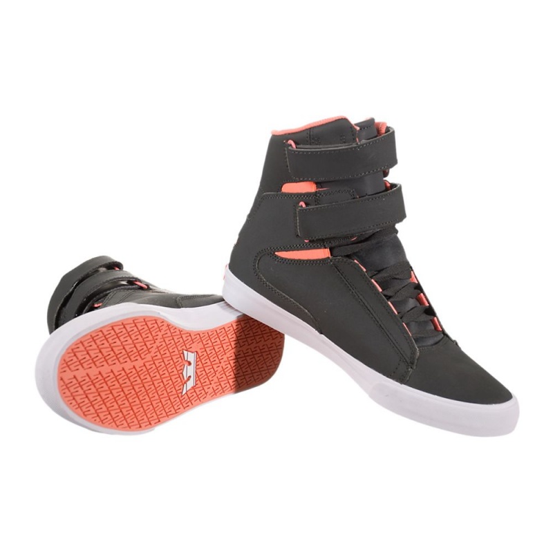 Supra Society Women's High Tops Grey | HRA-602573