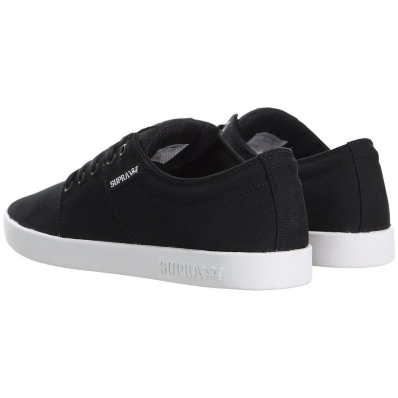 Supra Stacks II Men's Low Tops Black | ZXY-724086