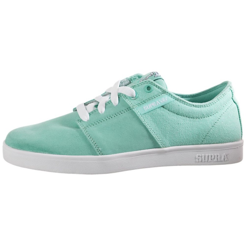 Supra Stacks Men\'s Low Tops Green | INU-963872