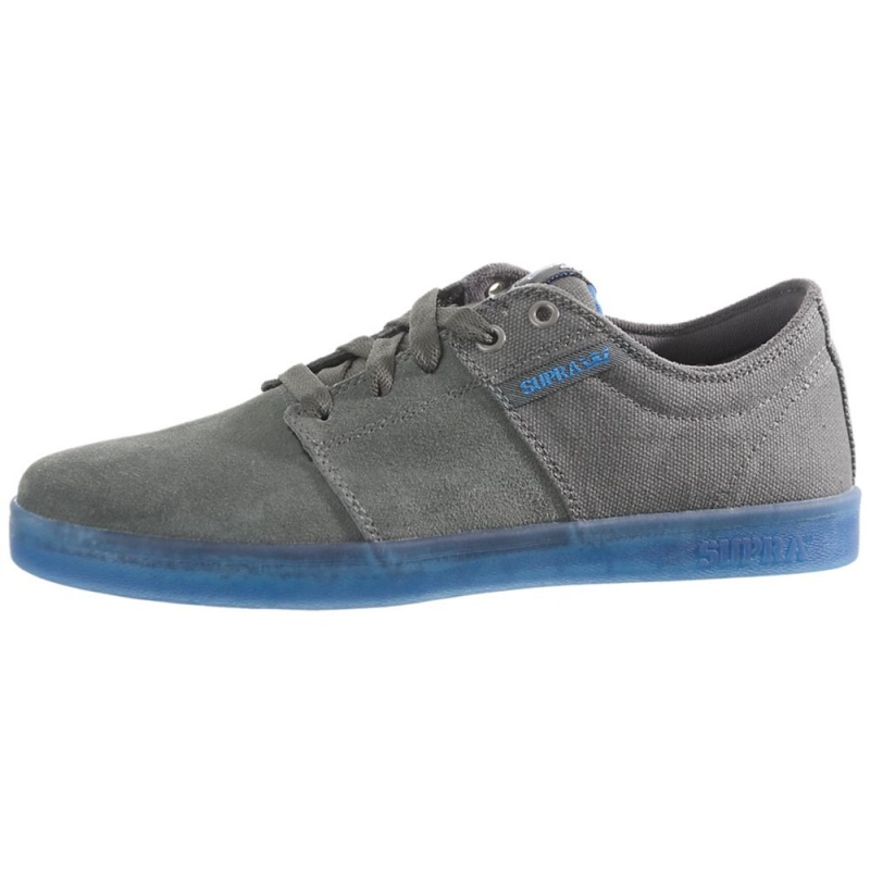 Supra Stacks Men\'s Low Tops Grey | BHX-189456