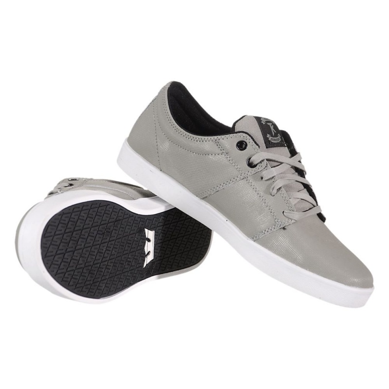 Supra Stacks Men's Low Tops Grey | IWJ-207698