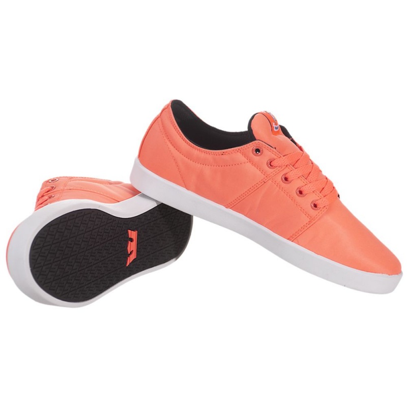 Supra Stacks Men's Low Tops Orange | FLB-358907