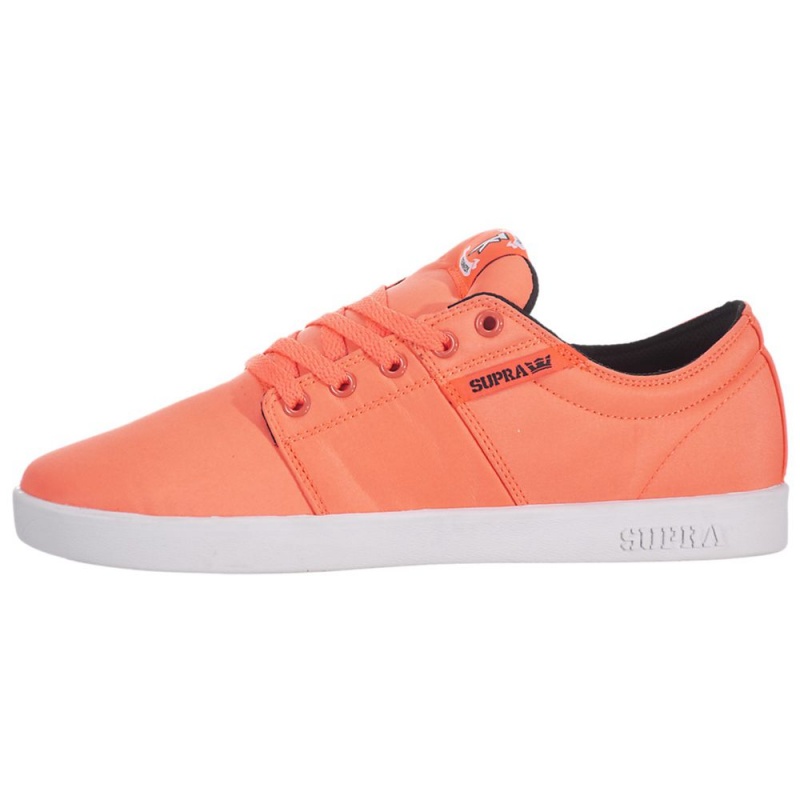 Supra Stacks Men\'s Low Tops Orange | FLB-358907