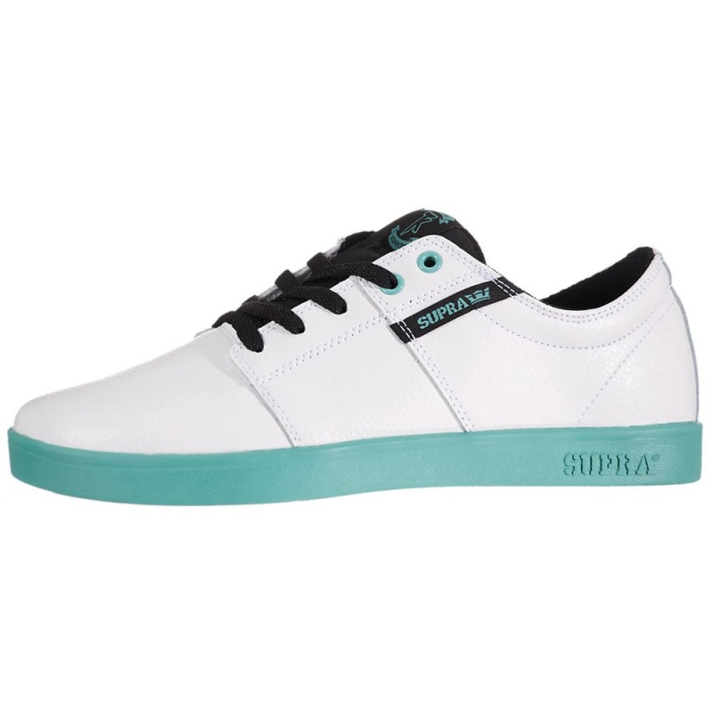 Supra Stacks Men\'s Low Tops White | NPR-016239