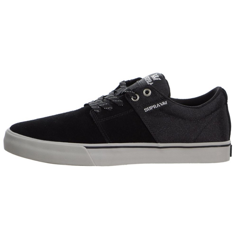 Supra Stacks Vulc II Men\'s Low Tops Black | HCS-425938