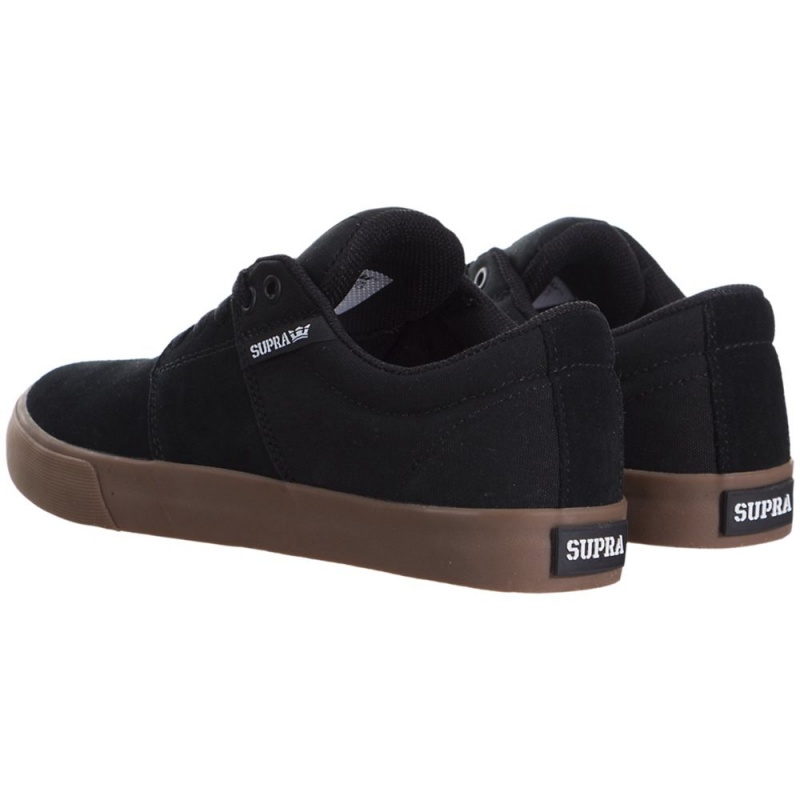 Supra Stacks Vulc II Men's Low Tops Black | JCY-106287