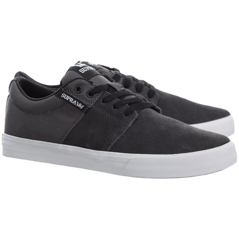 Supra Stacks Vulc II Men's Low Tops Grey | VHF-710859