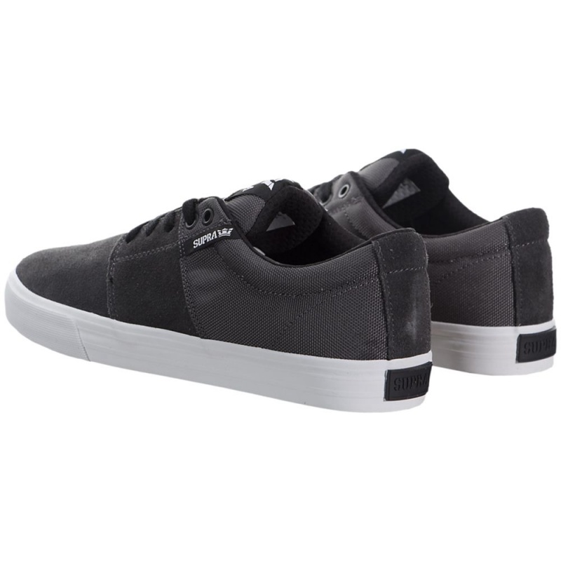 Supra Stacks Vulc II Men's Low Tops Grey | VHF-710859