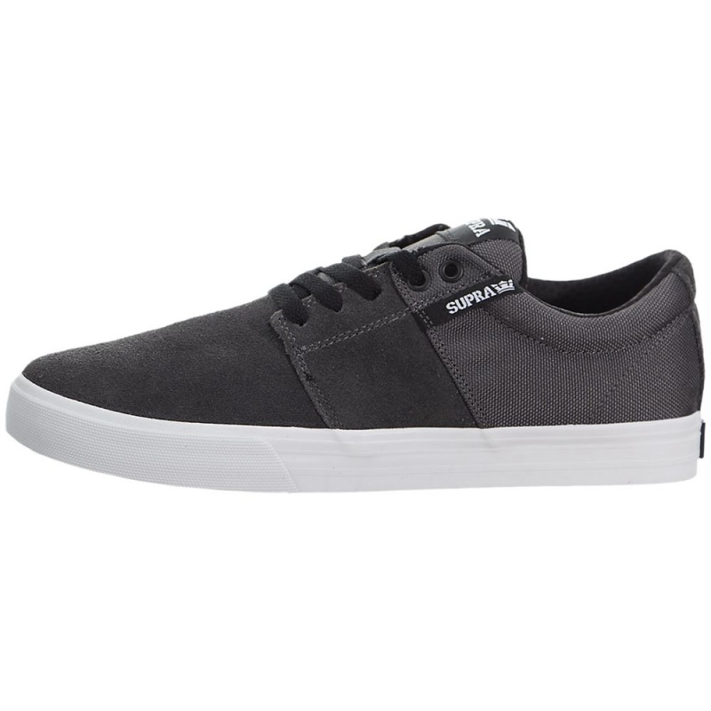 Supra Stacks Vulc II Men\'s Low Tops Grey | VHF-710859