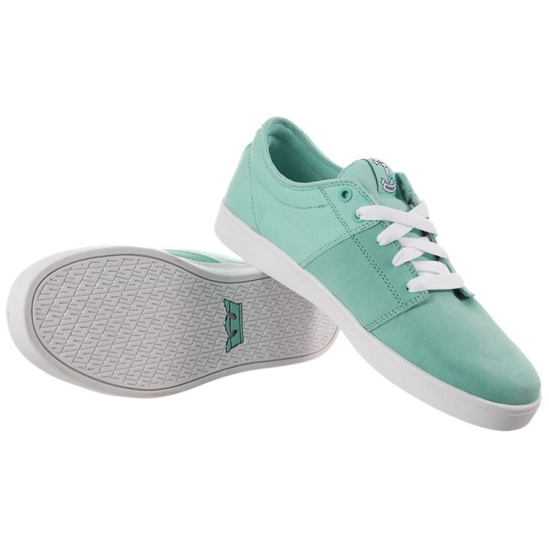 Supra Stacks Women's Low Tops Green | IHY-823965