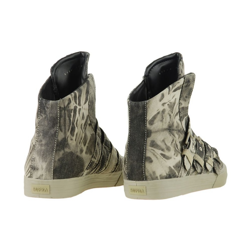 Supra Strapped 2 Women's High Tops Grey | HNS-185462