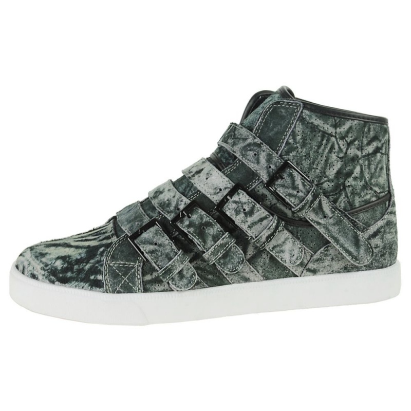 Supra Strapped NS Women\'s High Tops Grey | YLH-531247