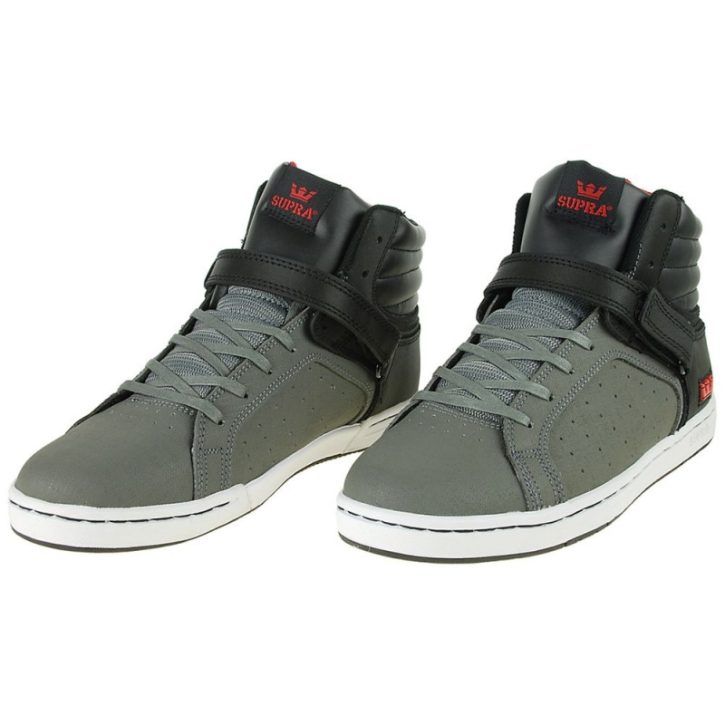 Supra Suprano High Men's High Tops Black Green | QFG-280561